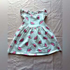 Baby Girl‎ Laughing Llama Watermelon Dress 100% Cotton Size 18 Months